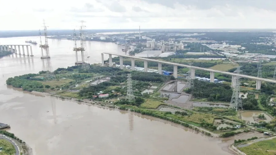 Một góc Khu công nghiệp và dân cư Hiệp Phước, huyện Nhà Bè. Ảnh: HOÀNG HÙNG
