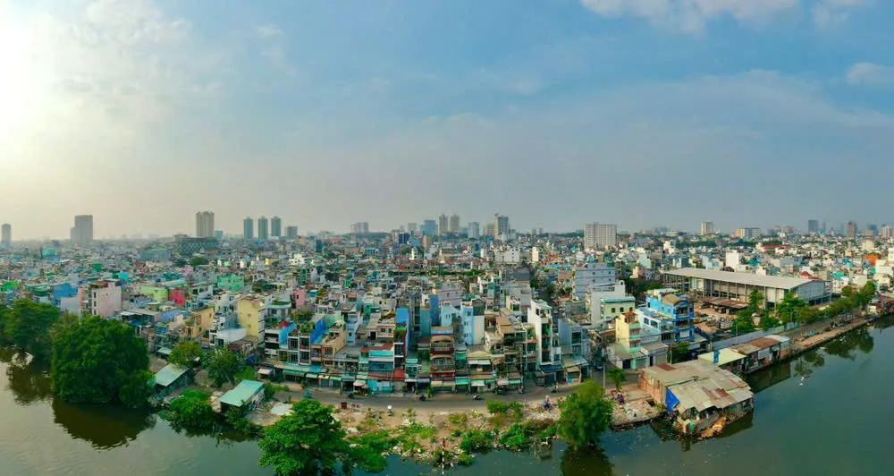 Một góc khu đô thị tại TPHCM. Ảnh: HOÀNG HÙNG