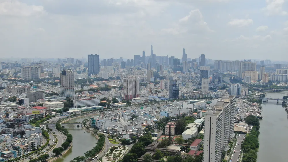 Khu đô thị tại phường Phú Định, TPHCM. Ảnh: THANH HIỀN