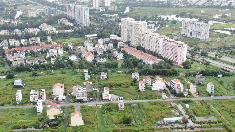 Khu dân cư xã Hiệp Phước, TPHCM. Ảnh: HOÀNG HÙNG