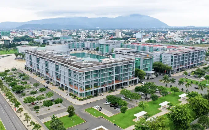 Trung tâm Hành chính - chính trị Bà Rịa - Vũng Tàu, thuộc phường Bà Rịa, TPHCM. Ảnh: QUANG VŨ