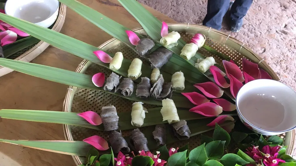 Món bánh lá Trà Vinh