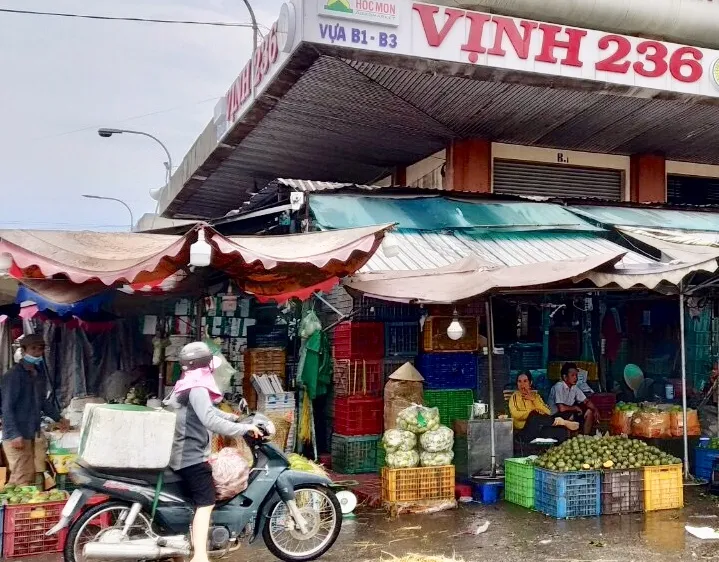 Gần 100% heo nhập chợ đầu mối Hóc Môn có đeo vòng nhận diện