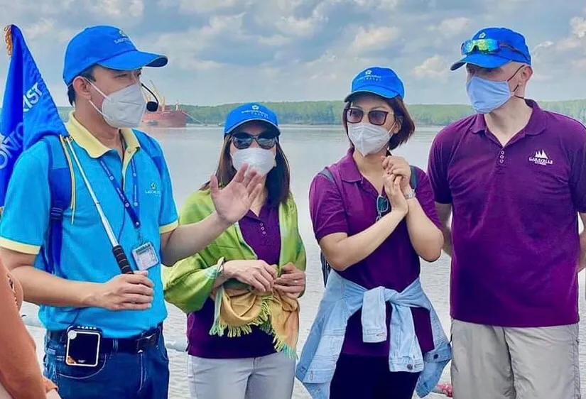 Du khách tham quan Cần Giờ cuối tháng 10-2021