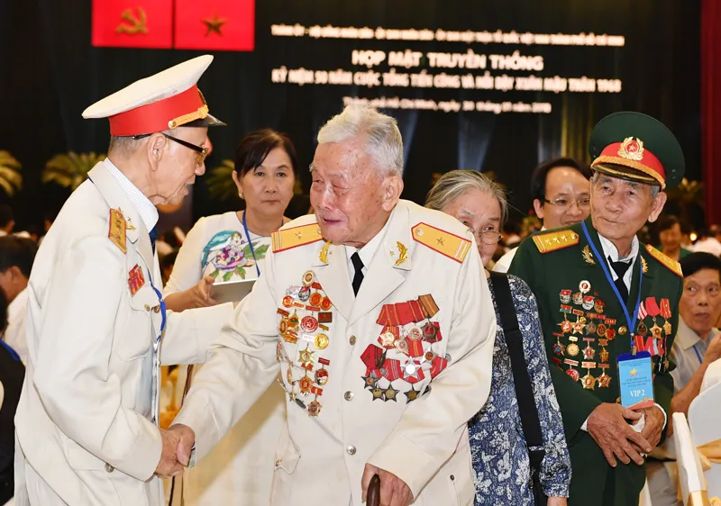 TPHCM họp mặt truyền thống Kỷ niệm 50 năm cuộc Tổng tiến công và nổi dậy Xuân Mậu Thân 1968