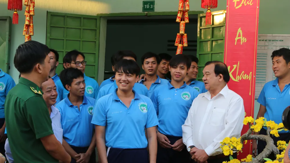 Đoàn lãnh đạo TPHCM chúc tết các cơ sở cai nghiện ma túy