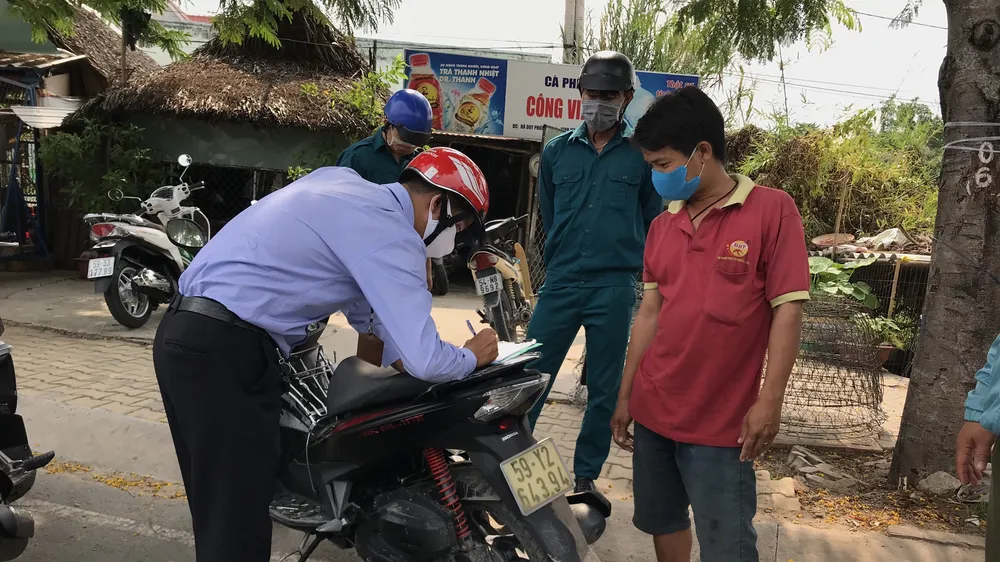 Huyện Củ Chi phạt hơn 2.200 trường hợp vi phạm quy định phòng chống dịch Covid-19