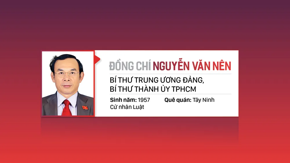 Đồng chí Nguyễn Văn Nên được bầu làm Bí thư Thành ủy TPHCM khóa XI