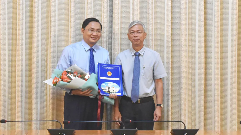 Ông Phan Ngọc Phúc giữ chức Phó Giám đốc Sở Quy hoạch - Kiến trúc TPHCM