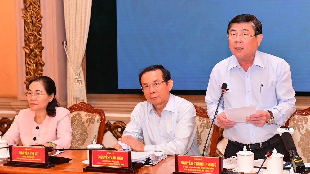 Chủ tịch UBND TPHCM Nguyễn Thành Phong: Sức mạnh nội tại của kinh tế TPHCM đang ngày càng tăng