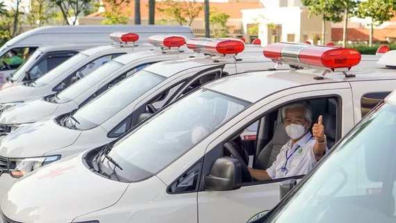 Chủ tịch UBND TPHCM Nguyễn Thành Phong gửi thư biểu dương biệt đội taxi cấp cứu F0, Trung tâm cấp cứu 115
