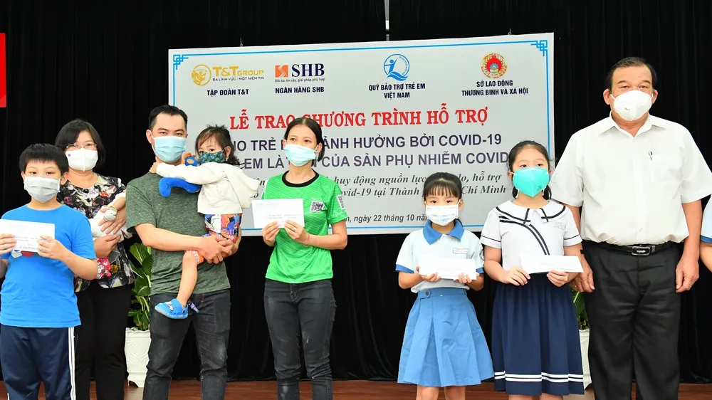 SHB hỗ trợ 1.853 trẻ em mồ côi vì Covid-19 tại TPHCM