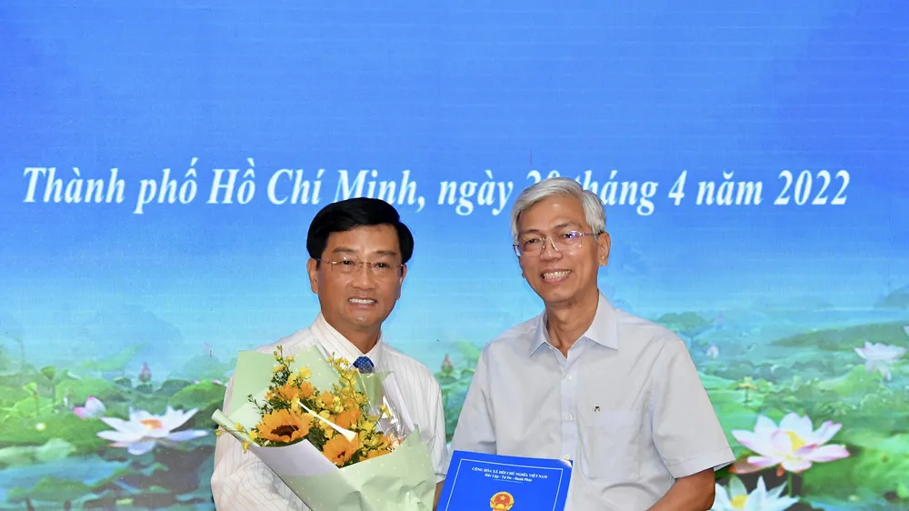 Đồng chí Nguyễn Hữu Hoài Phú giữ chức vụ Phó Giám đốc Sở NN&PTNT TPHCM