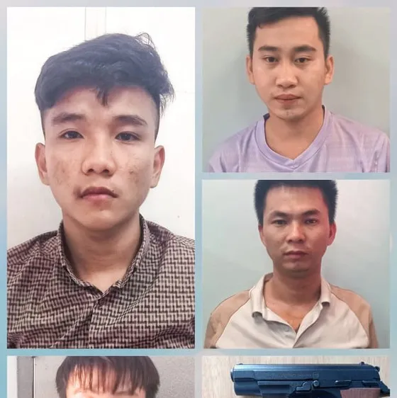 4 đối tượng tại cơ quan công an