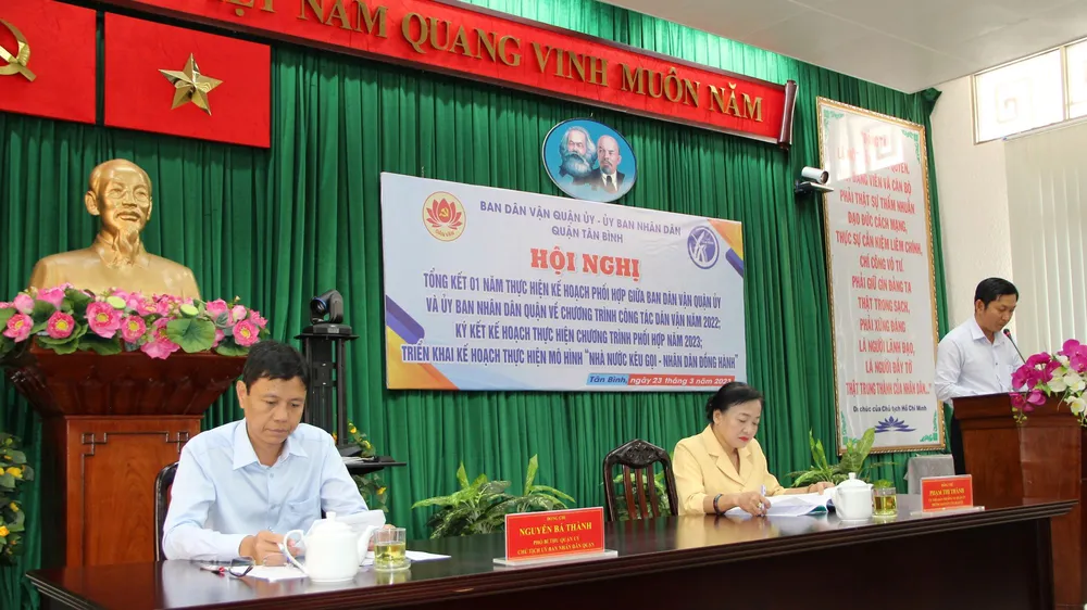 Quận Tân Bình: 100% cán bộ, công chức cam kết “Nói không với tiêu cực”