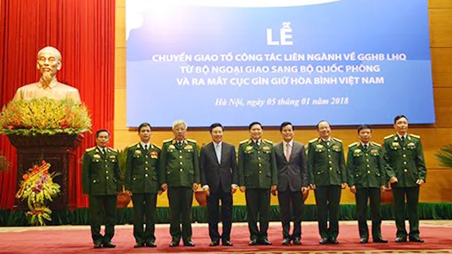 Ra mắt Cục Gìn giữ hòa bình Việt Nam