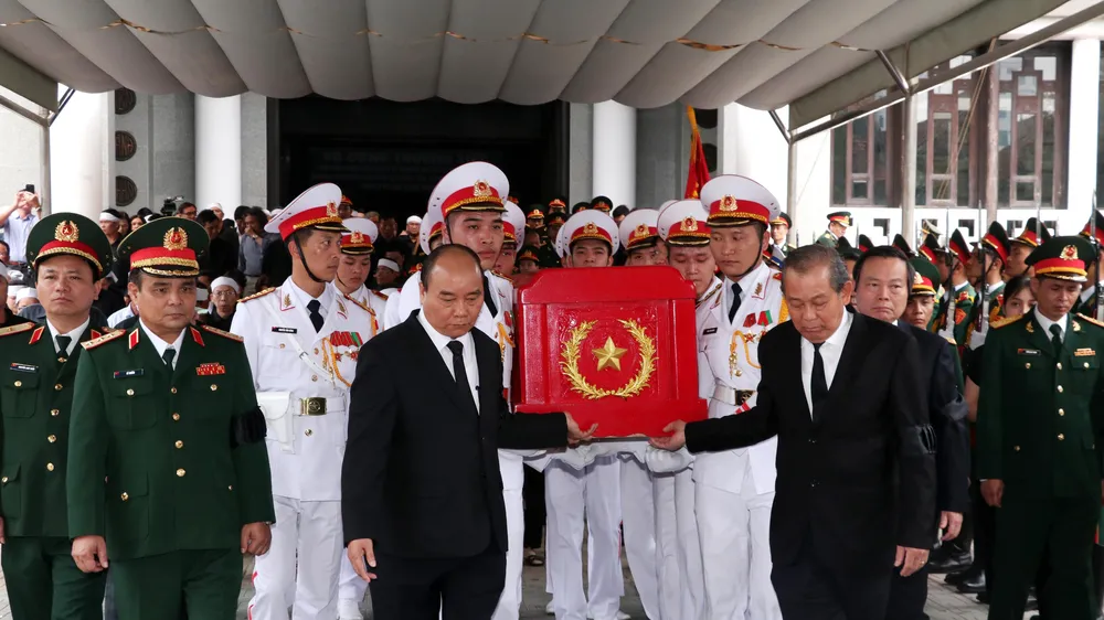 Tiễn đưa Trung tướng Đồng Sỹ Nguyên về nơi an nghỉ cuối cùng