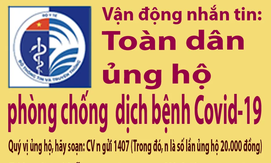 Vận động toàn dân nhắn tin ủng hộ phòng, chống dịch Covid-19
