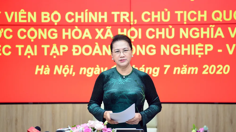 Chủ tịch Quốc hội Nguyễn Thị Kim Ngân yêu cầu Viettel tiếp tục tiên phong kiến tạo cuộc sống số tại Việt Nam