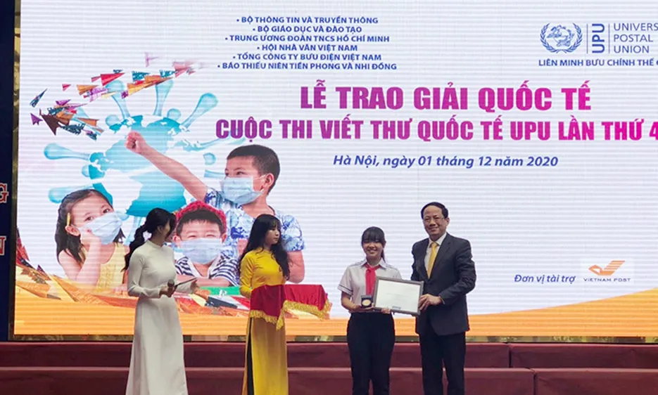 Cuộc thi Viết thư quốc tế UPU lần thứ 50 lấy chủ đề đại dịch Covid-19