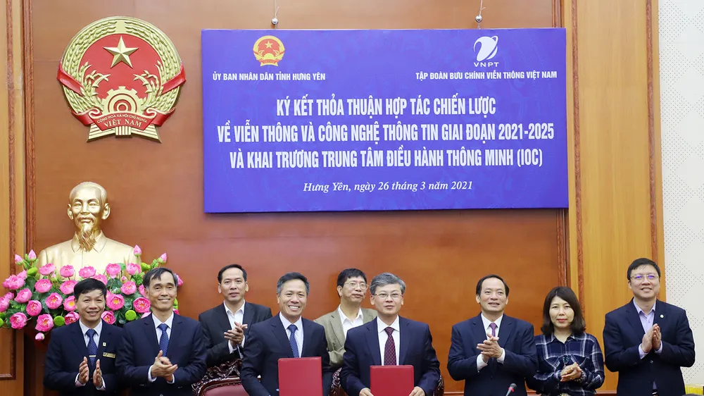 Hưng Yên hợp tác với VNPT để phát triển toàn diện hệ sinh thái điện tử