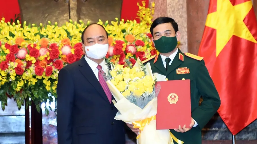 Bộ trưởng Bộ Quốc phòng Phan Văn Giang được thăng quân hàm Đại tướng