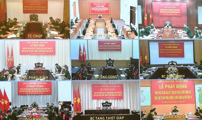 Quân đội quyết tâm đoàn kết, chung sức đẩy lùi dịch bệnh và đảm bảo đời sống cho người dân