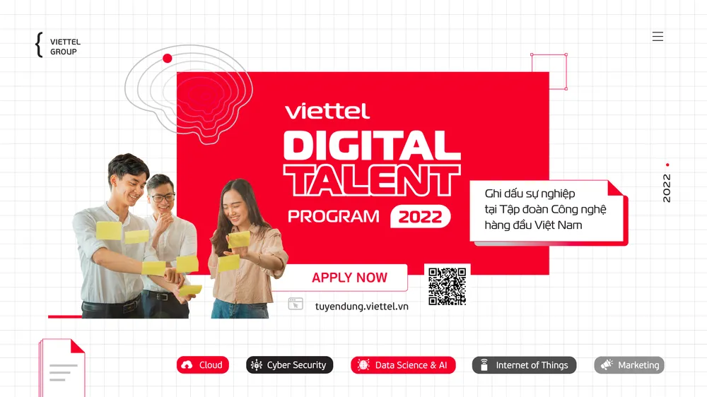Viettel mở rộng chương trình tìm kiếm tài năng trẻ trong lĩnh vực công nghệ
