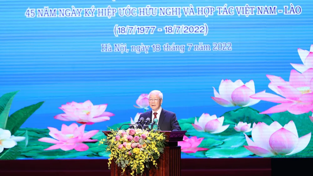 Tự hào về mối quan hệ mẫu mực, vô cùng trong sáng, hết mực thủy chung Việt Nam - Lào