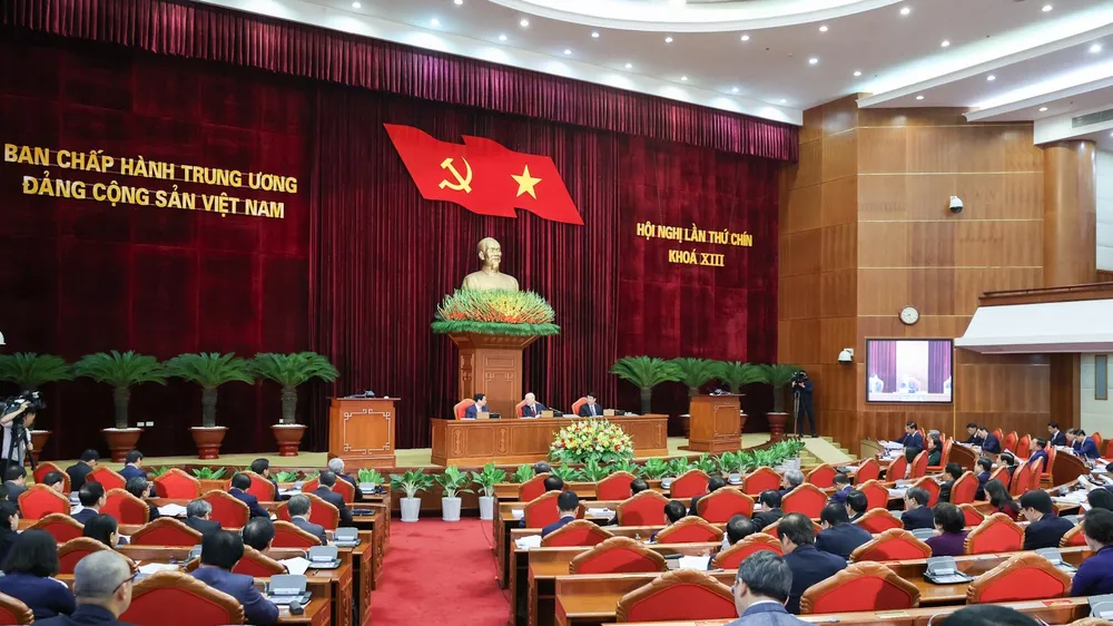 Khai mạc Hội nghị lần thứ 9 Ban Chấp hành Trung ương khóa XIII