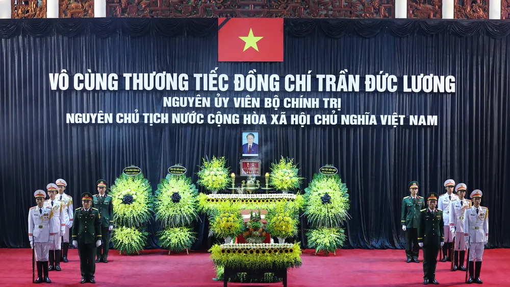 Cử hành trọng thể Lễ Quốc tang nguyên Chủ tịch nước Trần Đức Lương