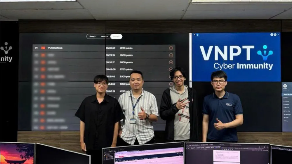 VNPT đạt tốp 3 tại giải đấu an ninh mạng thế giới