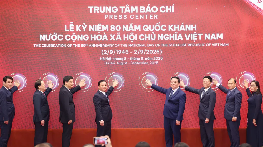 Khai trương Trung tâm Báo chí Lễ kỷ niệm 80 năm Quốc khánh 2-9