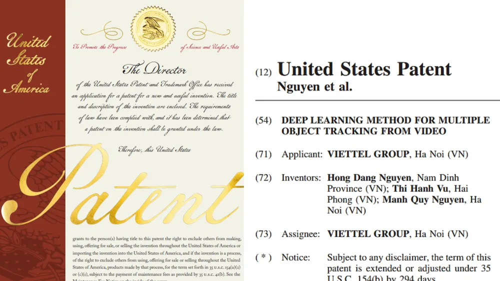 Viettel được Hoa Kỳ cấp bằng sáng chế công nghệ theo vết đa đối tượng sử dụng AI