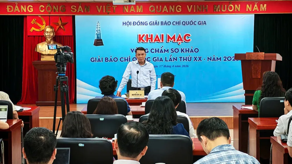 1.692 tác phẩm đủ điều kiện tham gia vòng sơ khảo Giải Báo chí quốc gia lần thứ XX
