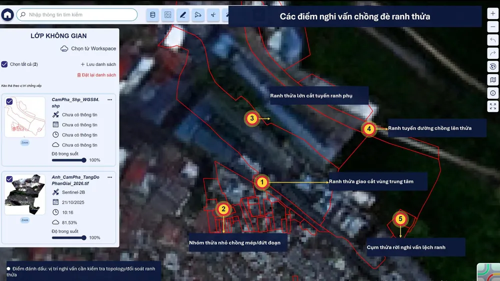 VNPT iLIS - ứng dụng đột phá làm sạch cơ sở dữ liệu đất đai