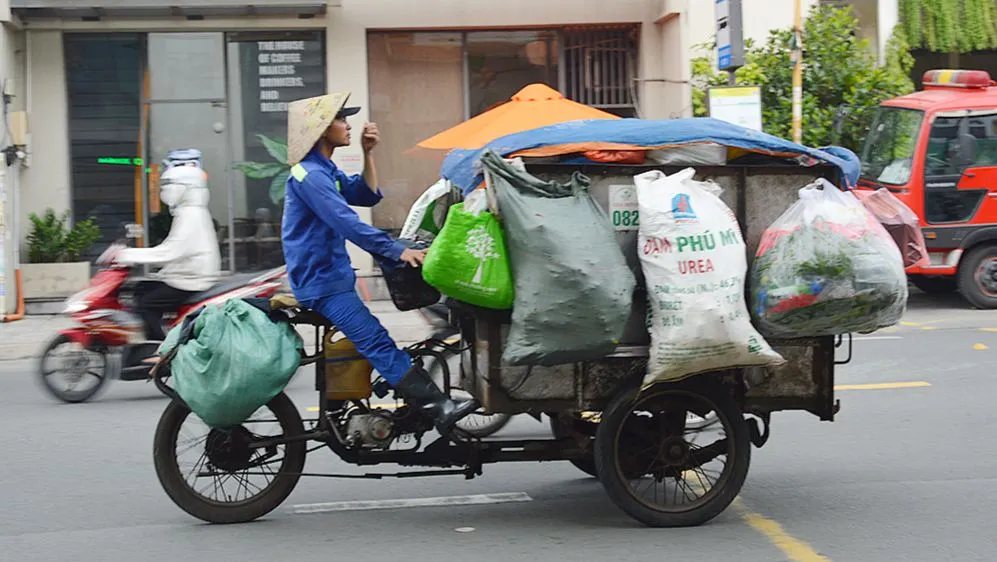 Xe chở hàng cồng kềnh 