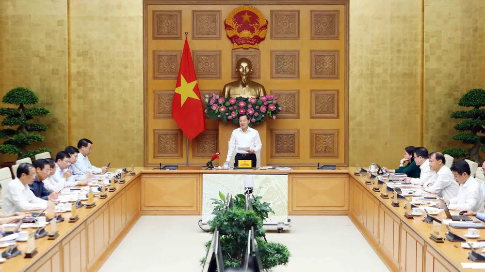 Phó Thủ tướng Lê Minh Khái chủ trì cuộc họp 