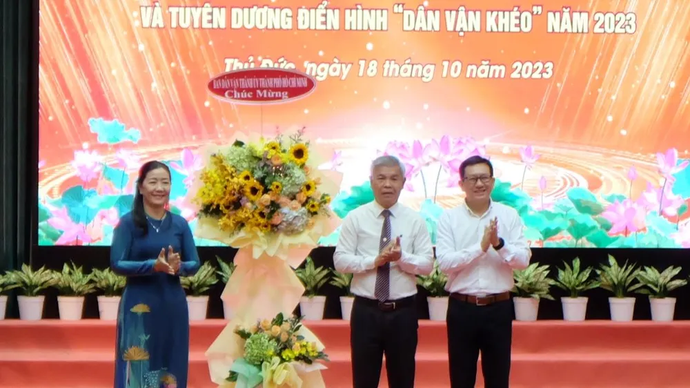 TP Thủ Đức tuyên dương 202 gương điển hình “Dân vận khéo”
