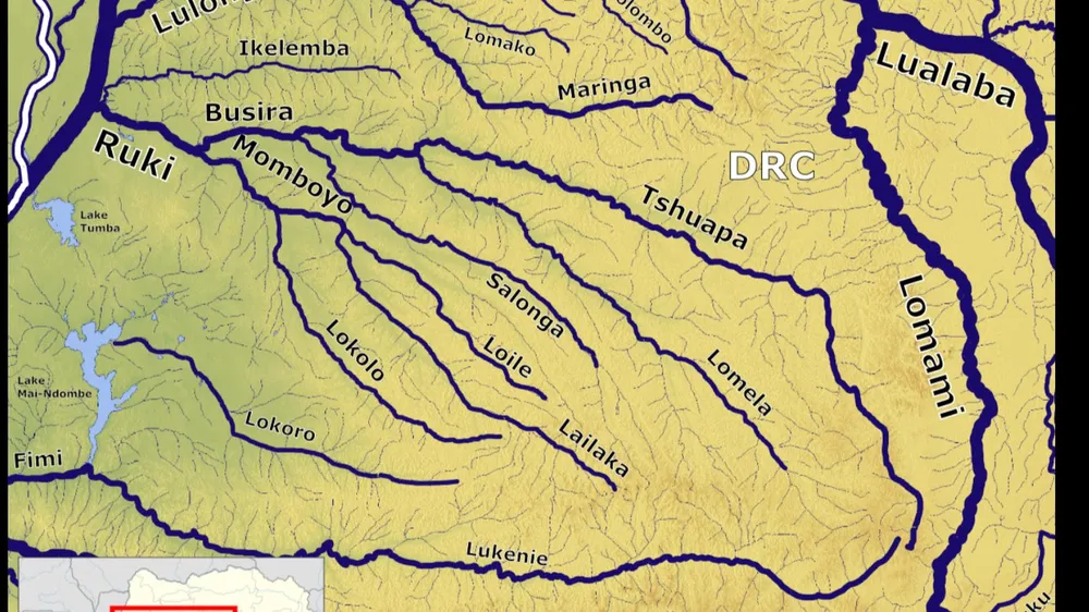 Việc di chuyển bằng đường sông trên các hồ cũng như trên sông Congo và các phụ lưu của sông này là rất phổ biến tại CHDC Congo, quốc gia rộng lớn ở Trung Phi nhưng hệ thống đường bộ chưa phát triển. (Ảnh : Wikipedia)