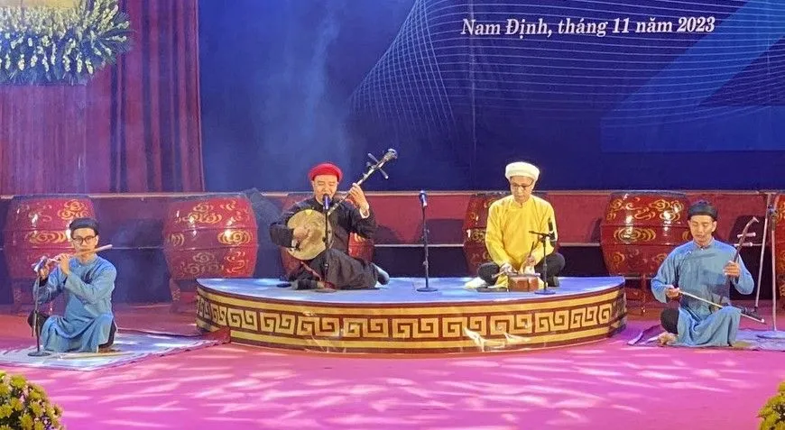 Chương trình biểu diễn của các cung văn tại hội nghị