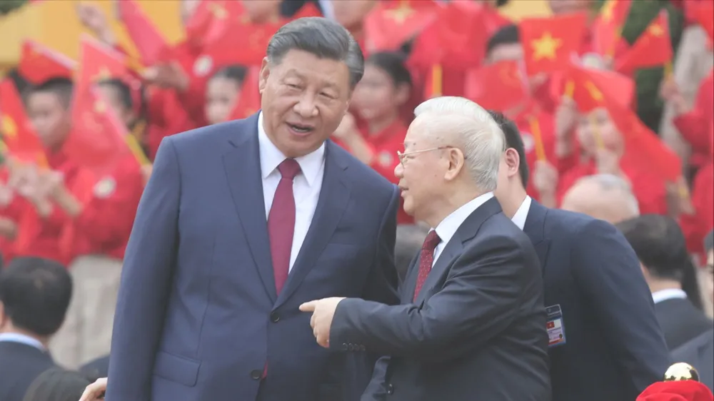 Tổng Bí thư Nguyễn Phú Trọng chủ trì Lễ đón chính thức Tổng Bí thư, Chủ tịch nước Trung Quốc Tập Cận Bình