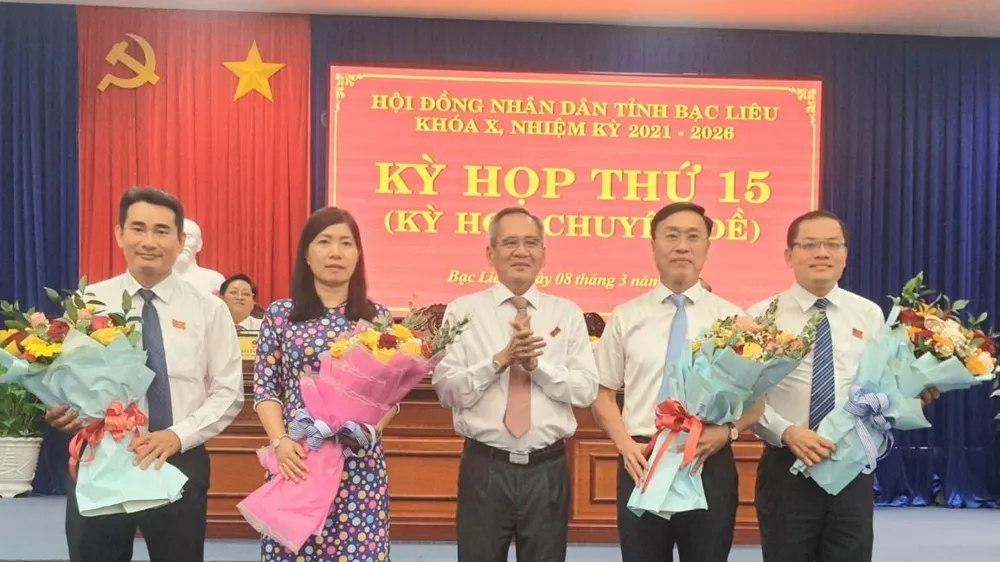 Bạc Liêu có 2 tân Phó Chủ tịch UBND tỉnh 
