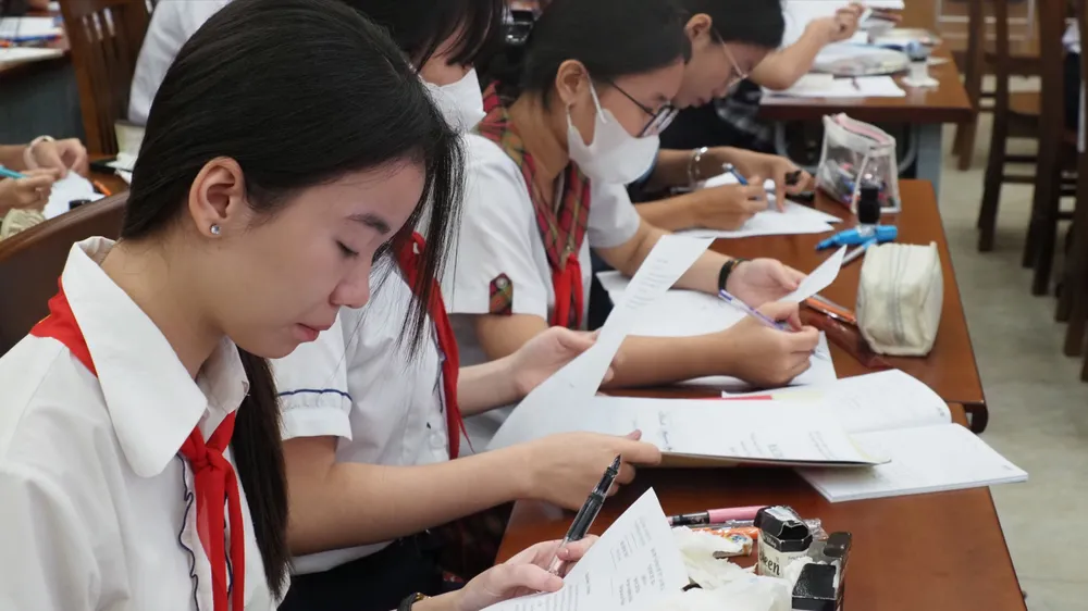 Học sinh trải nghiệm mới về trí tuệ nhân tạo thông qua lĩnh vực nghệ thuật 
