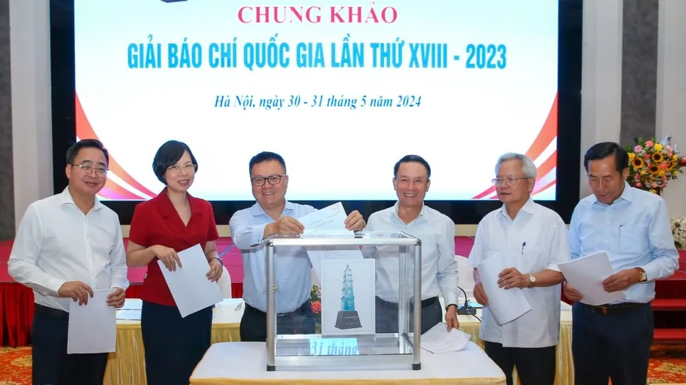 165 tác phẩm vào chung khảo Giải Báo chí quốc gia lần thứ XVIII năm 2023