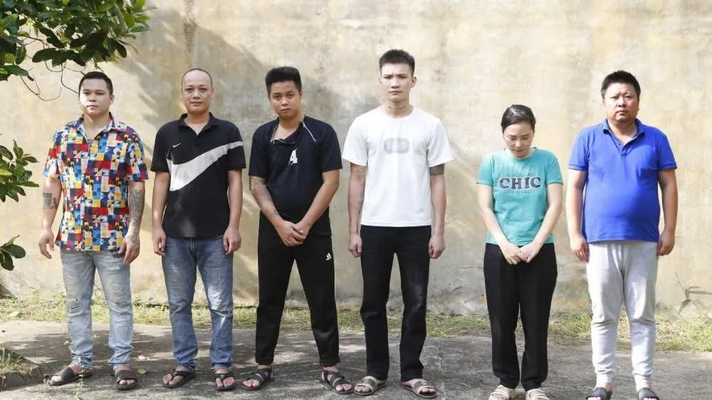 Nhóm đối tượng bị bắt
