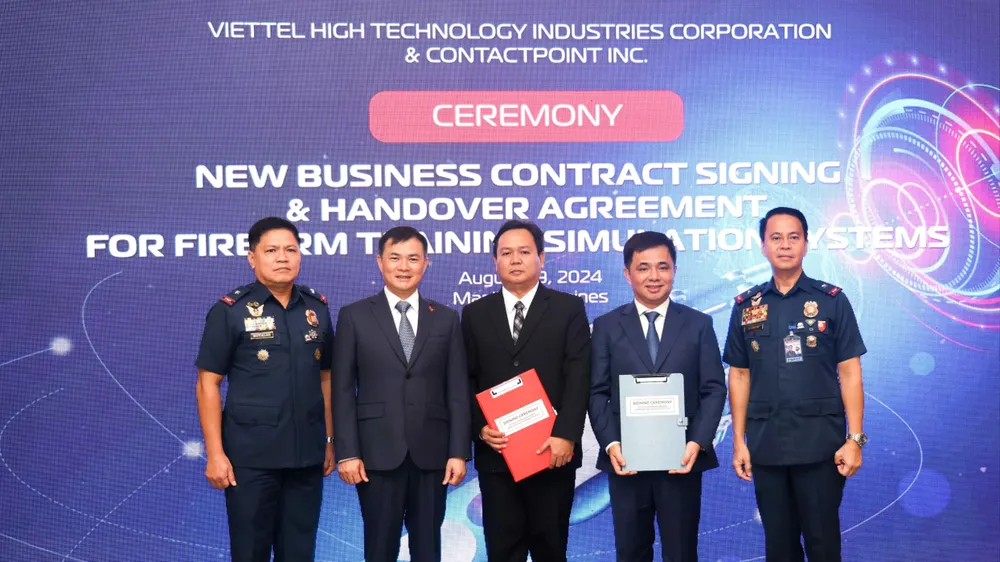 Viettel cung cấp hệ thống mô phỏng huấn luyện bắn súng cho thị trường Philippines