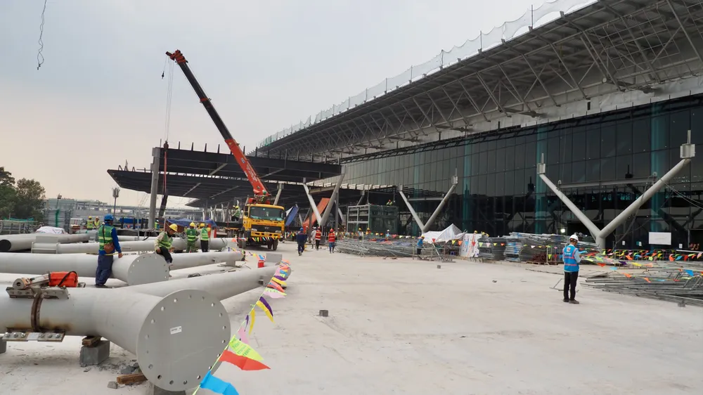 Quang cảnh bên ngoài nhà ga T3 Sân bay Tân Sơn Nhât