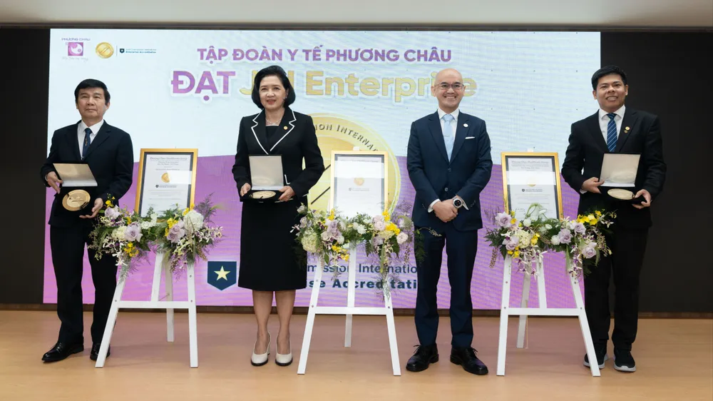 Tập đoàn y tế Phương Châu đạt chứng nhận JCI Enterprise 