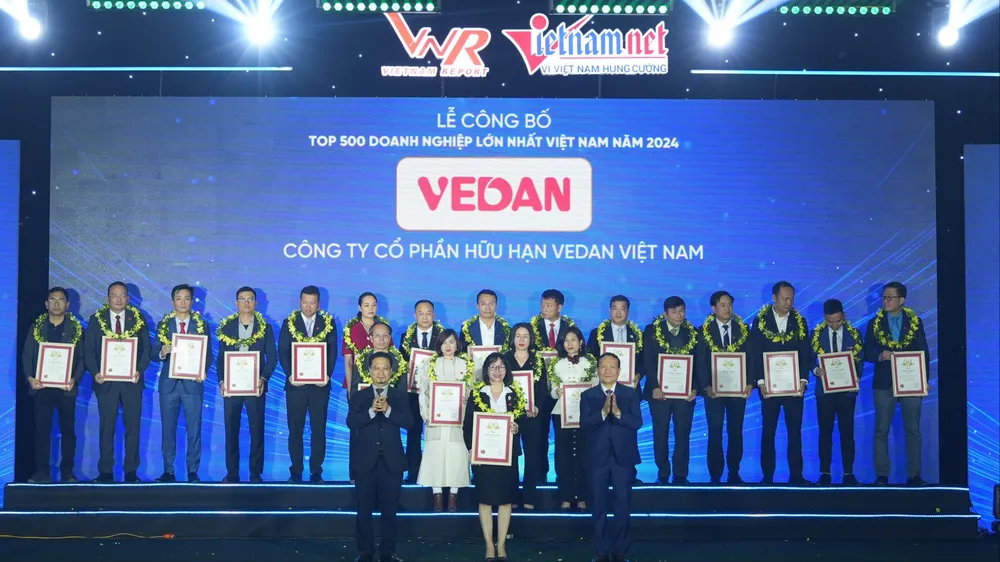 Công ty Vedan Việt Nam 12 năm vững vàng trong “Top 500 Doanh nghiệp lớn nhất Việt Nam”